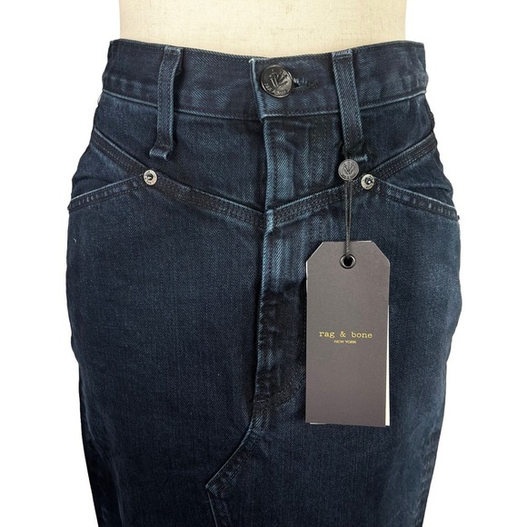 RAG & BONE SUPER HIGH-RISE PENCIL SKIRT IN OUTERBANKS NWT WOMEN'S SIZE 23 - Picture 5 of 16